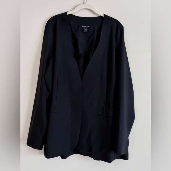 Athleta Avenues Blazer - Black Plus Size 18 - Picture 6 of 15